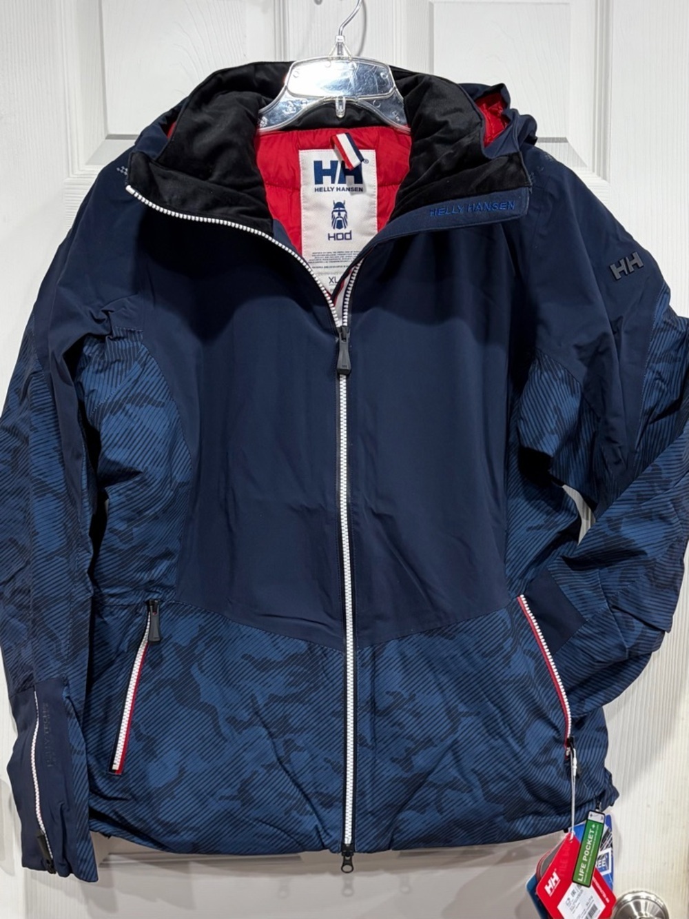 Helly Hansen Women's XL St. Moritz Infinity PrimaLoft® Ski Jacket Navy NWT Snow